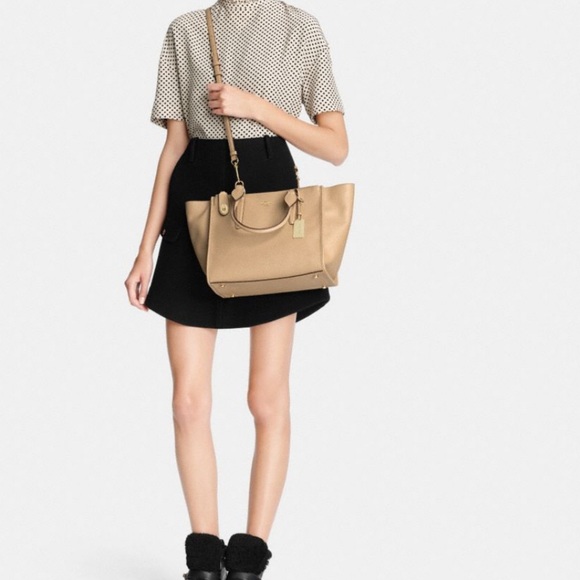 Coach leather Turnlock Crosby carryall - Picture 2 of 8